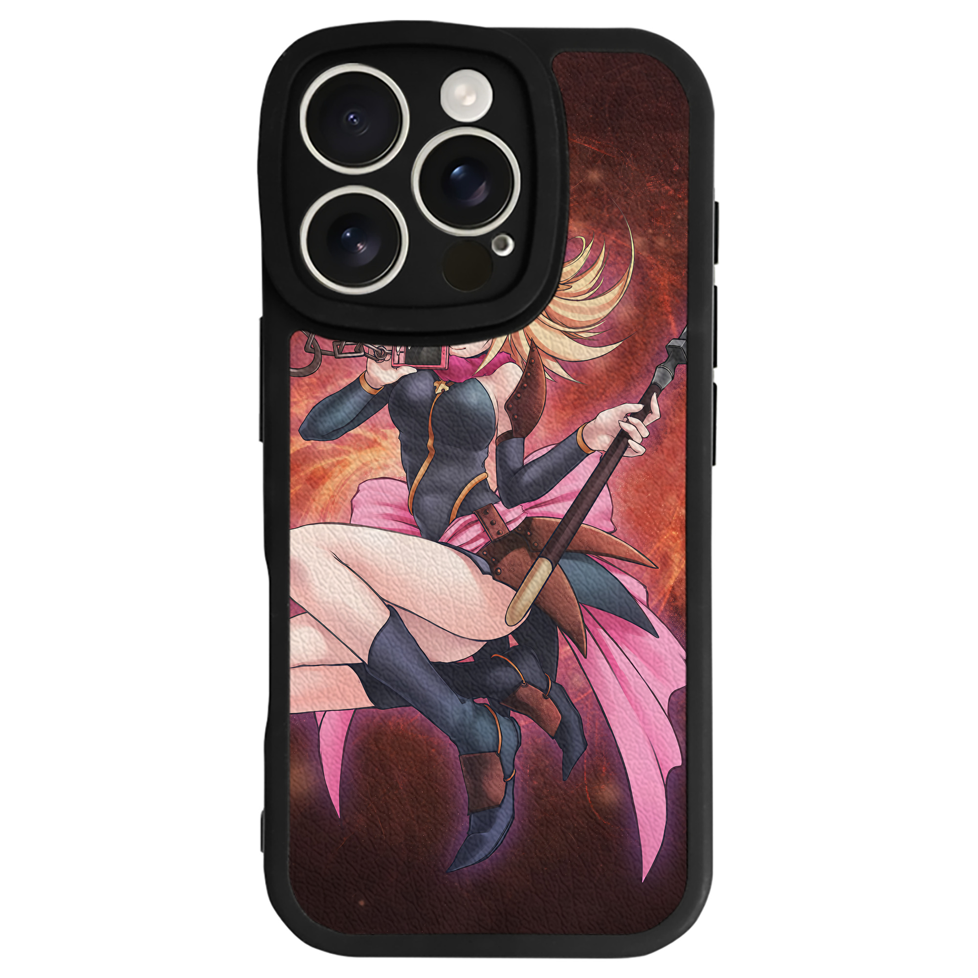 （画像用） 遊☆戯☆王 Yu-Gi-Oh! 【iPhone 16シリーズ対応】シリコンスマホケース（レザー調） 材質：シリコン